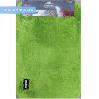 Коврик в ванную салатовый " СУПЕРЛЮКС" прямоугольный одинарный 600 х 900 мм